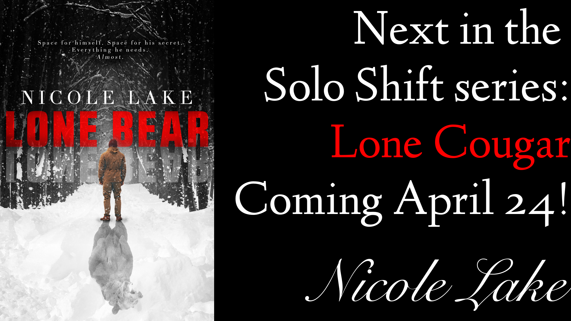 Next in the Solo Shift series: Lone Cougar, coming April 24!