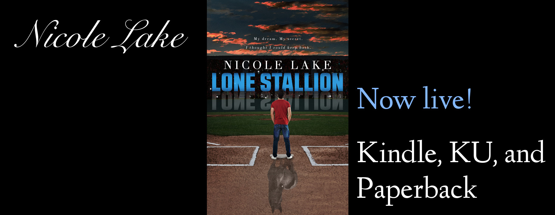 Lone Stallion is now live on Kindle, KU, and paperback!